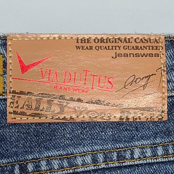 VIA DUTTUS 20" Brazilian Denim Blue Jean Skirt Womens Size 0 NWT - Picture 3 of 11